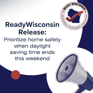 ReadyWisconsin Release - Daylight Savings Time